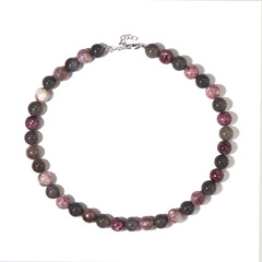 Collier en argent et Agate grise