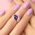 Sibirischer Amethyst-Silberring