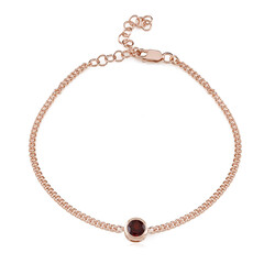 Zilveren armband met een Indische Granaat (Adela Silber)