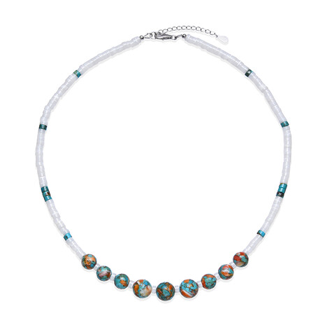 Collana in argento con Gemma