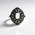Anello in argento con Pietra di Luna Arcobaleno