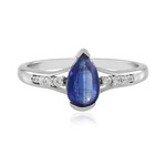 Bague en argent et Kyanite du Népal