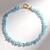 Collana in argento con Acquamarina Brasiliana (Riya)