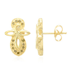 Boucles d'oreilles en argent et Diamant fantaisie