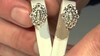 Boucles d'oreilles en argent et Diamant I2 (J) (Annette classic)