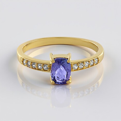 Anello in argento con Tanzanite
