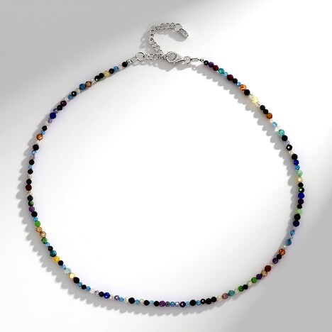 Collana in argento con Rubino Zoisite