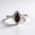 Anello in argento con Zircone Rosa