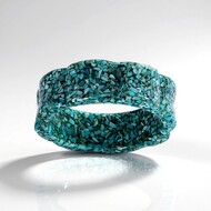 Brazalete con Turquesa mosaico (Dallas Prince Designs)