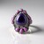 Anello in argento con Charoite (Desert Chic)