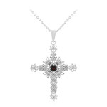 Collana in argento con Granato