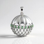 Ciondolo in argento con Alessandrite (SAELOCANA)