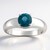 Bague en argent et Kyanite verte