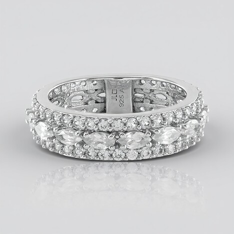 Bague en argent et Zircon