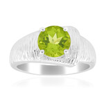 Anello in argento con Peridoto Jilin (de Melo Essence)