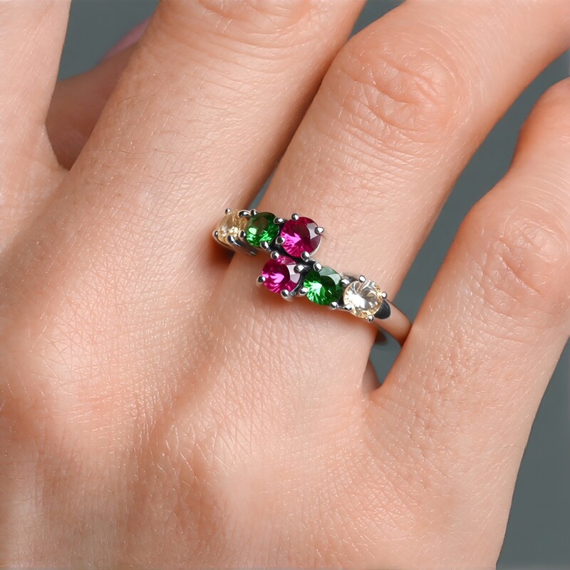 Brasilianischer Turmalin-Silberring (Pallanova)