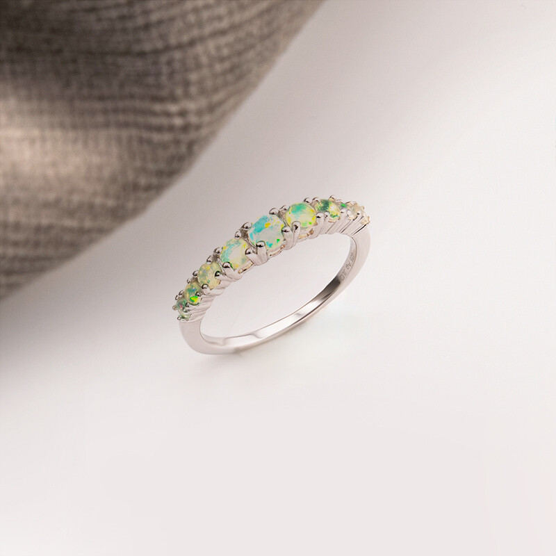 Welo-Opal-Silberring
