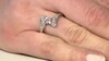 Zilveren ring met zirkonen
