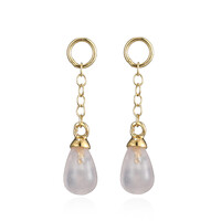 Ciondolo in argento con Quarzo Rosa