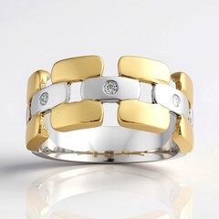 Anello in argento con Diamante I1 (G)