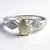 Anello in argento con Labradorite