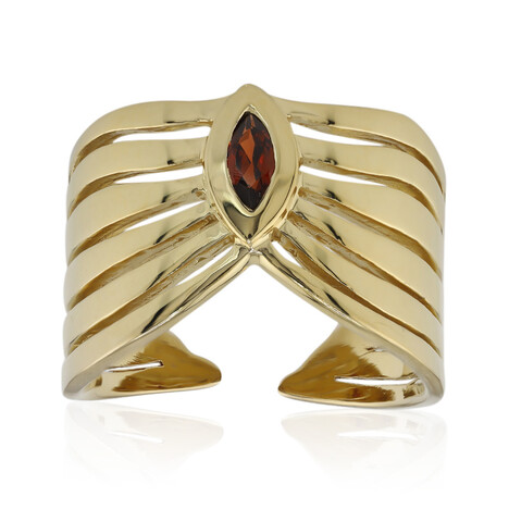 Mosambik-Granat-Silberring (TPC)