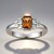 Bague en argent et Topaze Tepetate
