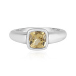 Gelber Beryll-Silberring