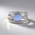 Anello in argento con Opale Australiano