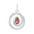 Colgante en plata con Turmalina rosa de Brasil (Pallanova)