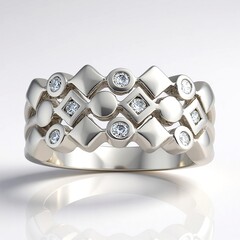 Anello in argento con Diamante I1 (G) (Annette)