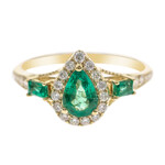 AAA-Sambia-Smaragd-Goldring