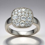 Anello in argento con Zircone (Adela Silber)