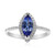 Bague en or et Tanzanite AAA (CIRARI)