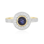Madagascar Blue Sapphire Silver Ring