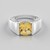 Anello in argento con Citrino