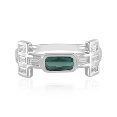Zilveren ring met een indigoliet (Adela Silber)