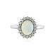 Zilveren ring met een Welo-opaal