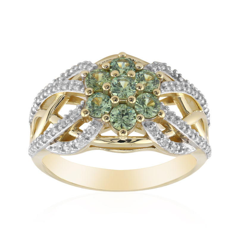 Bague en or démantoïde Collection Rifkind