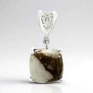 Ciondolo in argento con Quarzo Dinosauro