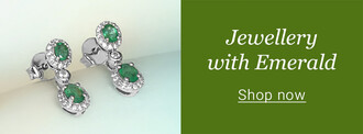 Jewellery with Emerald