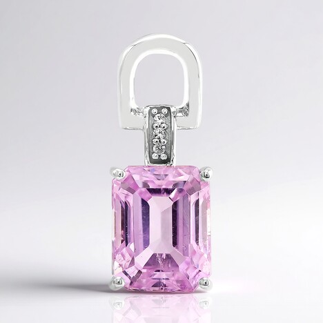 Ciondolo in argento con Kunzite (Pallanova)