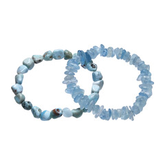 Brazalete con Aguamarina de Brasil