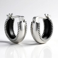 Boucles d'oreilles en argent (Desert Chic)