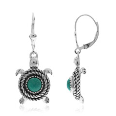 Boucles d'oreilles en argent et Turquoise (Desert Chic)