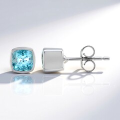 Orecchini in argento con Zircone Ratanakiri