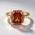 Anello in oro con Granato Essonite (Adela Gold)