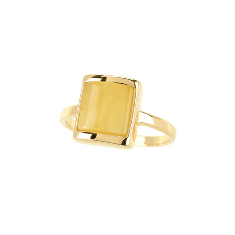 Baltic Amber Silver Ring (dagen)