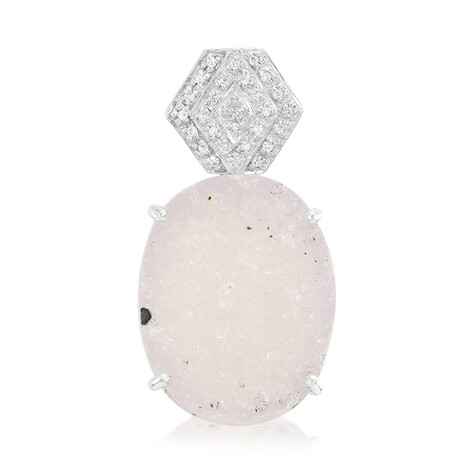 Pendentif en argent et Agate étincelante