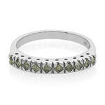 Champagner-Brillant-Silberring